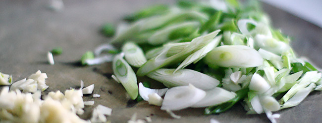 Verse salades in huis bereid